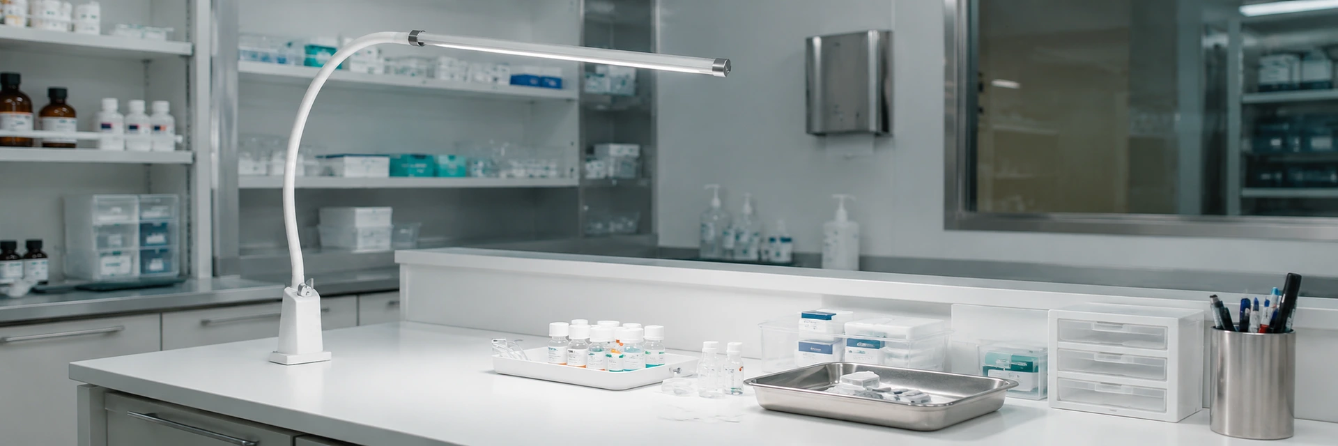 lampe LED pour paillasse de laboratoire médical