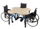 Table PMR 4 places ronde