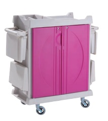 Chariot linge support sac port