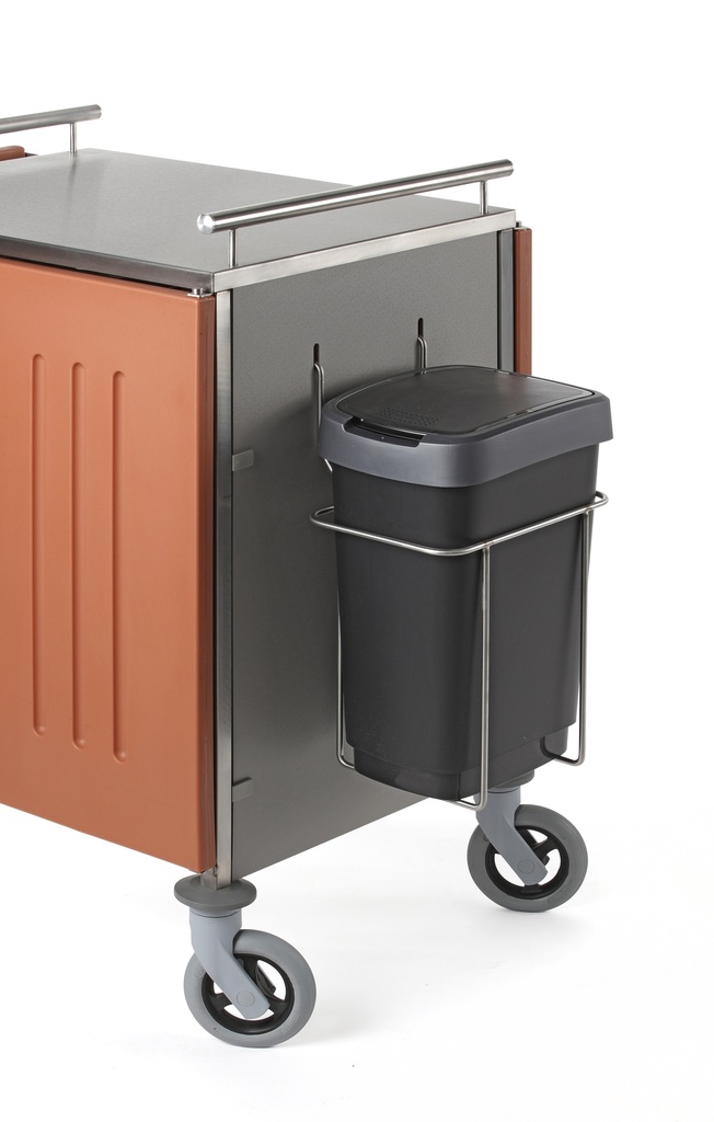 Poubelle 25 litres avec support