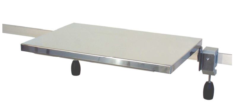 Tablette inox rabattable