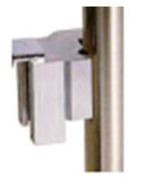 Etau de fixation avec glissière