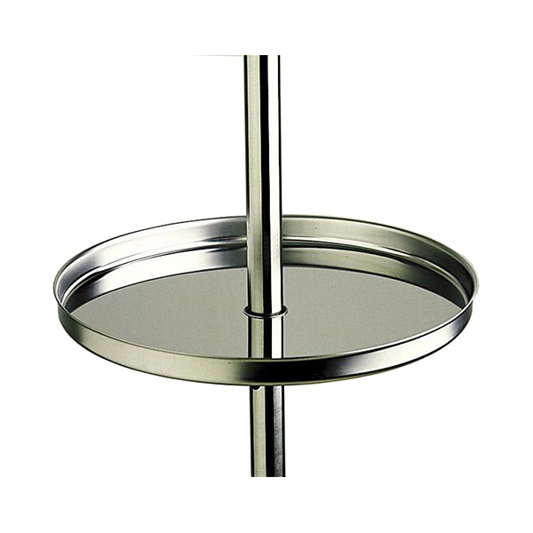 Plateau pied porte sérum rond 