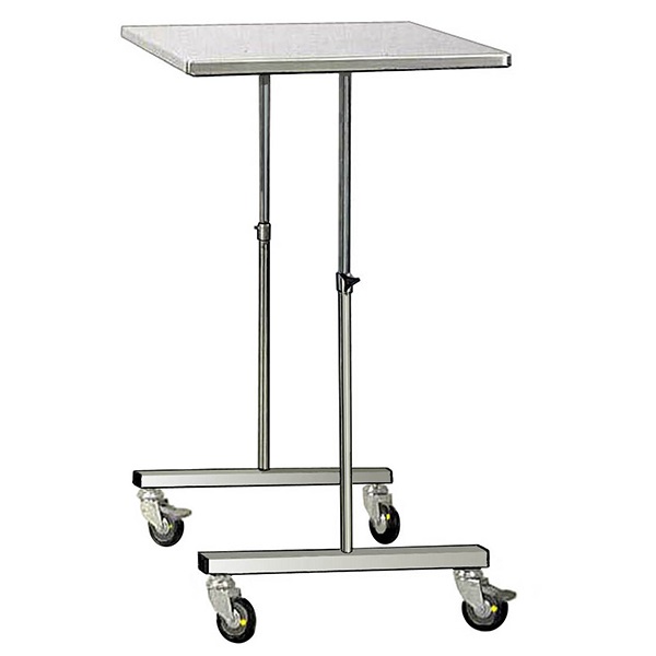 Table pont avec roues à freins