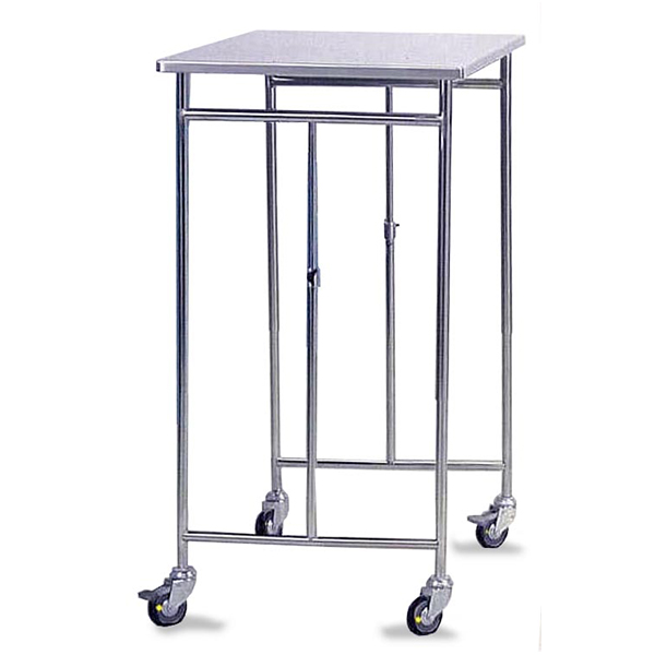 Table pont avec roues à freins