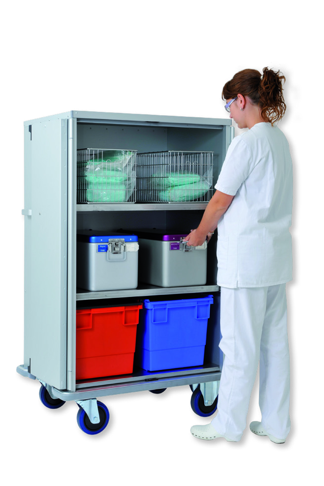 Chariot armoire 9 bacs