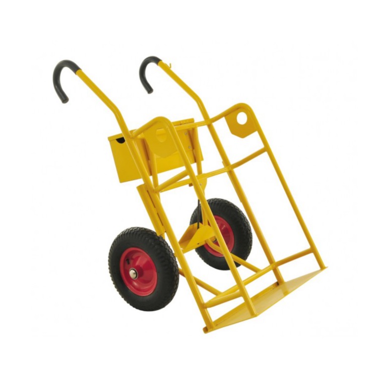 Diable à fûts et à bouteille de gaz