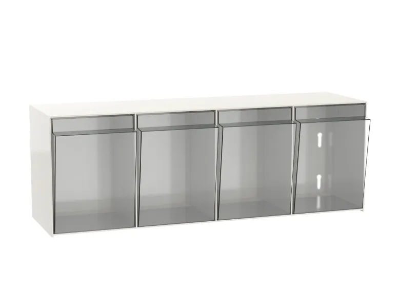 Module de 4 bacs basculants pour portique