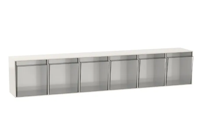 Module de 6 bacs basculants pour portique