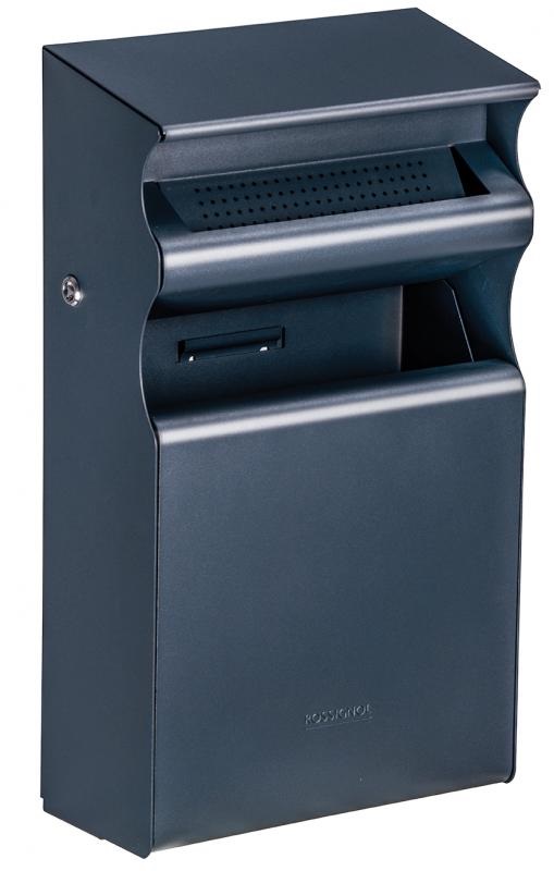 Corbeille murale anthracite