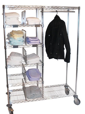 Chariot 10 résidents penderie 