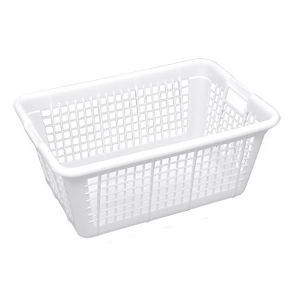 Corbeille à linge blanche