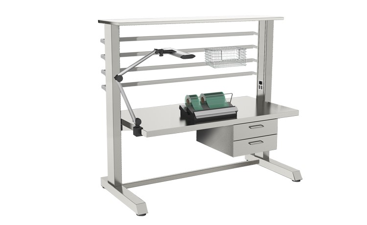 Table de conditionnement à hauteur variable électrique