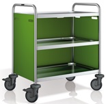 [01.04.0041-BS] Option - Habillage 3 cotés colorés (Petit Chariot , Blanc de sécurité)