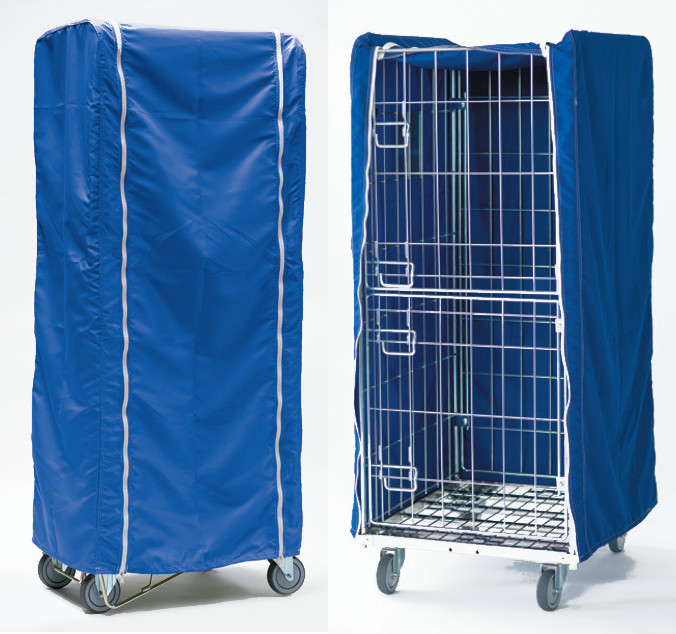 [02.60.0331] Housse extérieure pour Cabris (Pour chariot hauteur utile 1290mm, Bleu)