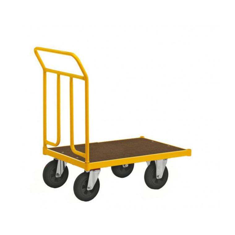 [02.08.0735] Chariot plate-forme 836x500x10 (Sans freins)