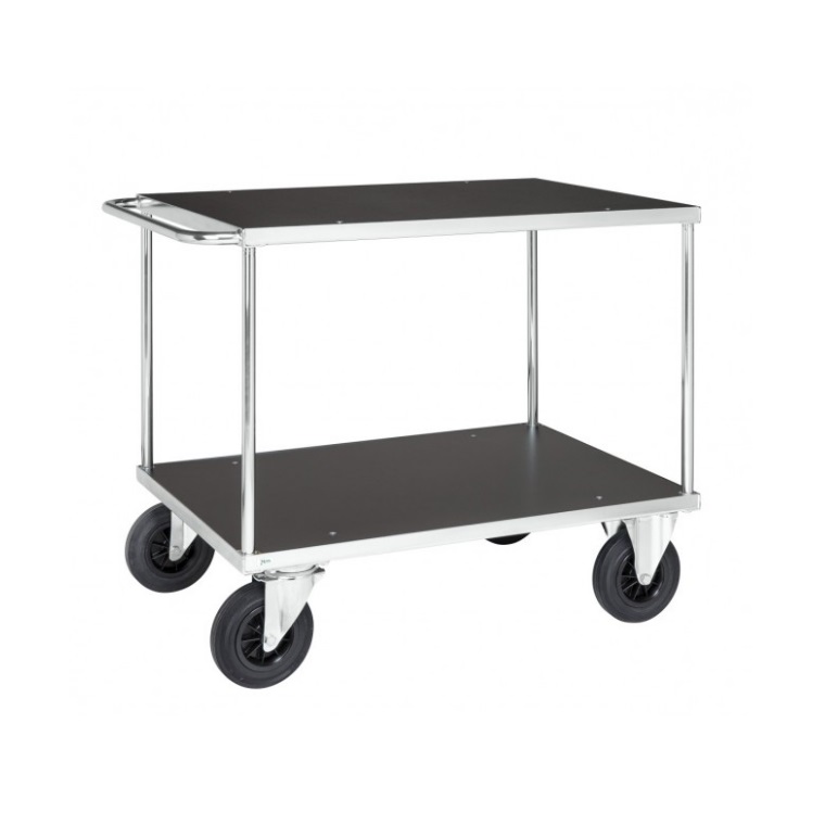 [02.08.0691] Chariot avec étagères 1100x700x870mm (Sans freins)
