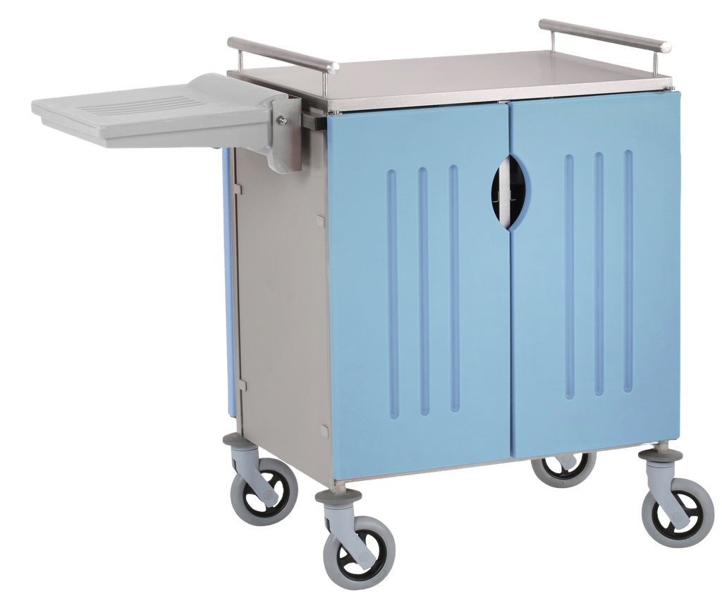 Chariot petit déjeuner - 2 compartiments