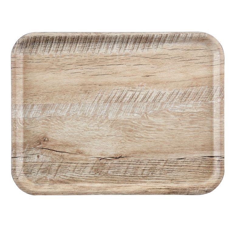[04.05.0672] Plateau stratifié surface lisse pour chariot petit déjeuner (325 x 265 mm, Chêne clair)