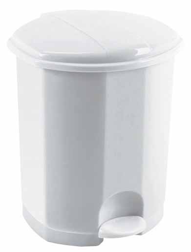 [07.01.0099] Poubelle avec pédale en polypropylène (5 Litres)