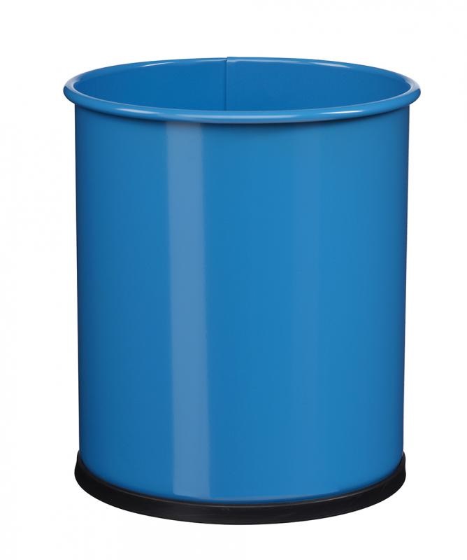 [07.01.0173] Corbeille en métal (8 Litres, Bleu)