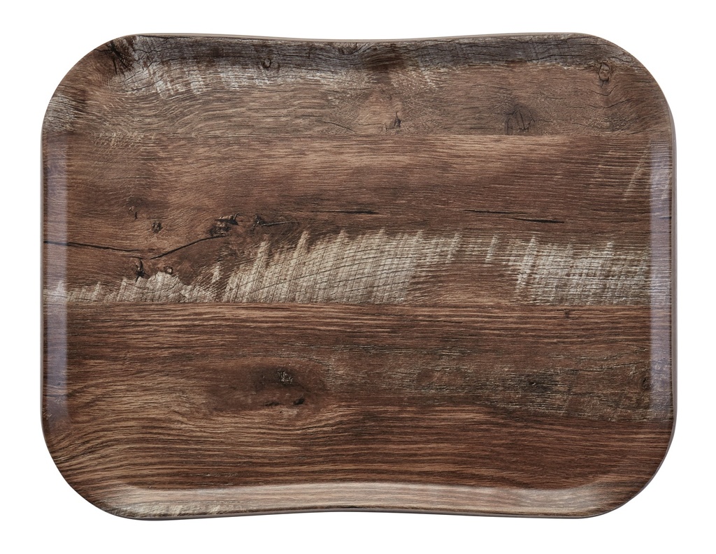 Plateau aspect bois naturel texturé