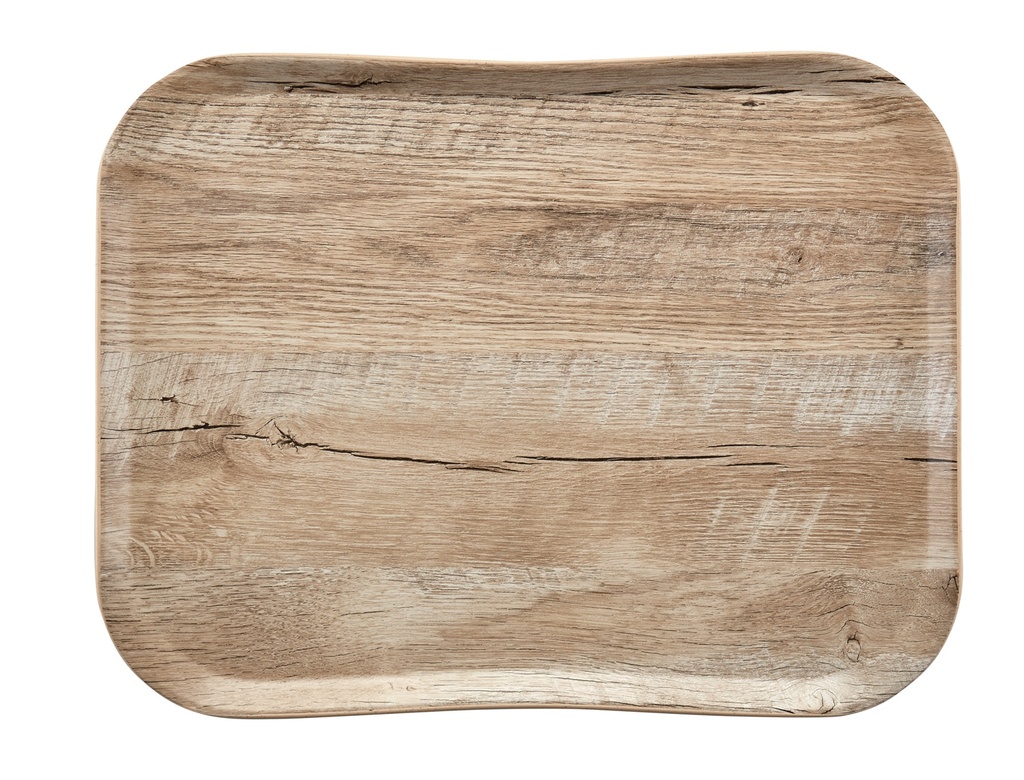 [04.05.1001-CC] Plateau aspect bois naturel texturé (265 x 325 mm, Chêne clair)