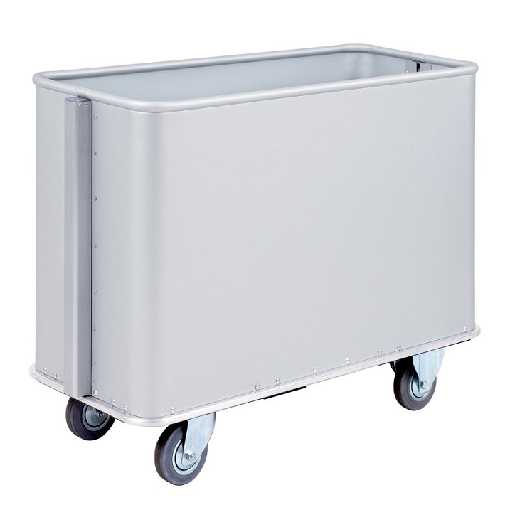 [03.02.0022] Chariot à fond remontant - roues en carré (223 litres)