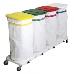 [03.01.0032] Sac linge textile 5 couleurs (Bleu)