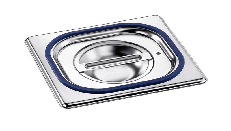 Couvercle étanche en inox (176 x 162 mm)