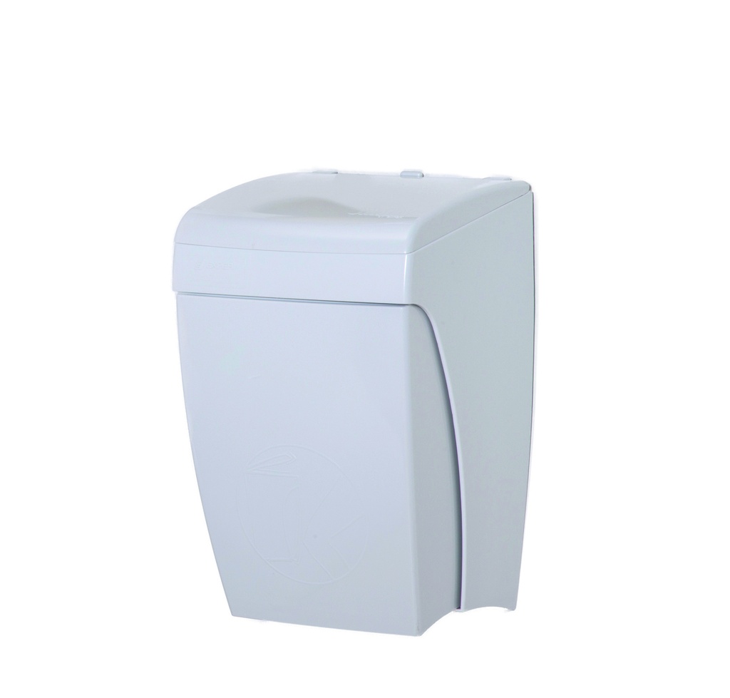 [02.99.0364-1] Poubelle avec ouverture au genou pour rail (8 Litres)
