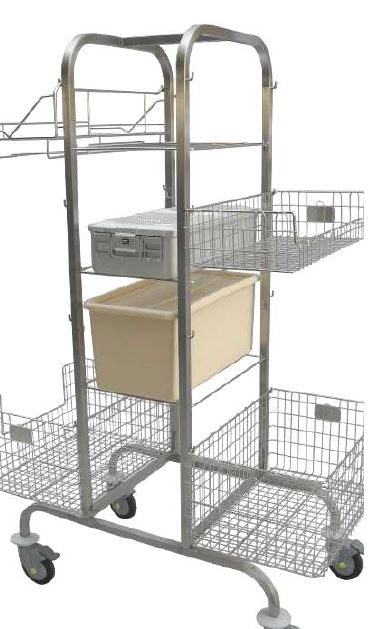 Chariot 2 faces + compartiment central