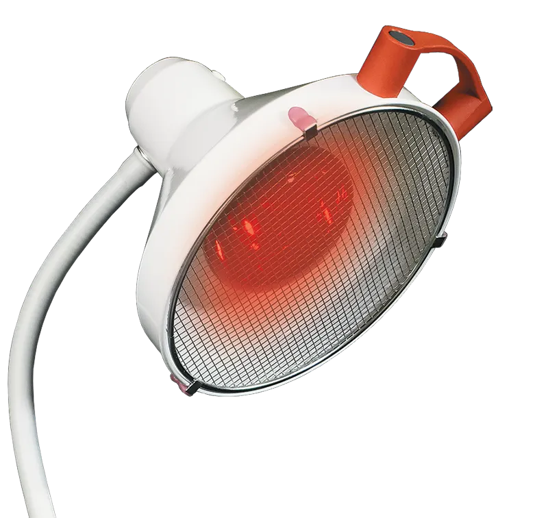 Lampe chauffante infrarouge à bras flexible