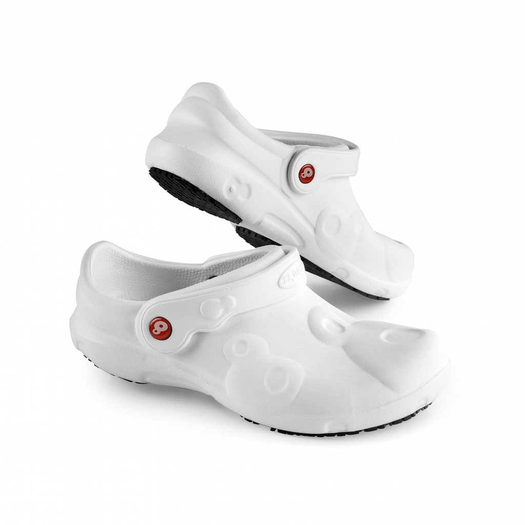 Sabots Pro antidérapants (Blanc, 36)