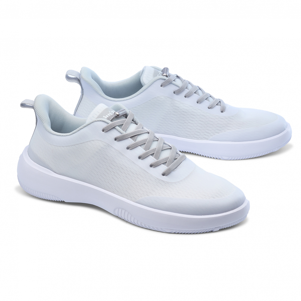 Baskets confort  (Blanc/Gris, 36)