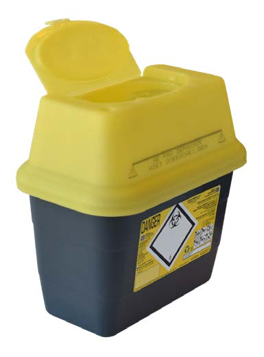 [07.08.0004-3LC] Collecteur DASRI 3 litres (Avec clapet)