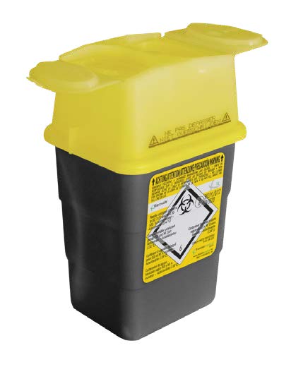 Collecteur DASRI 5 litres + couvercle Dual Protect