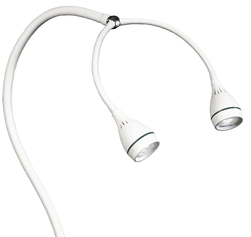 Lampe d'examen LED double tête sans ombre