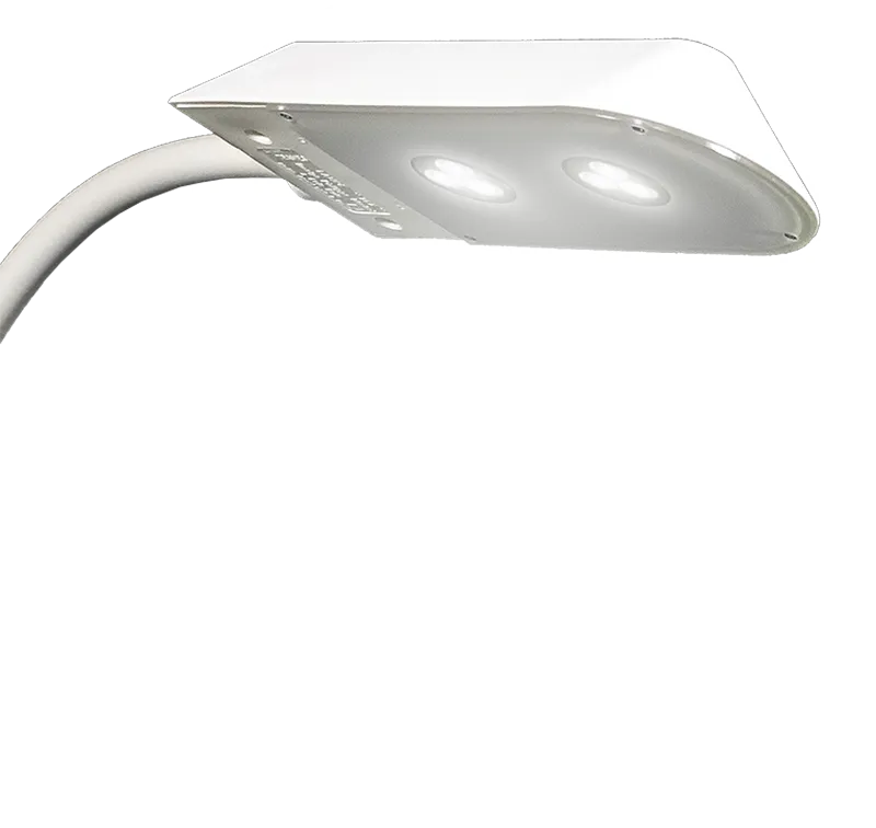 Lampe LED médicale tête basculante large surface