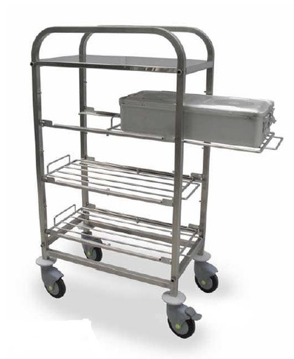 [01.02.0182] Chariot à étagère coulissantes