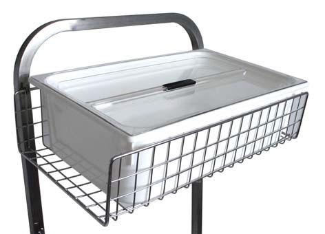 [01.05.0128] Support container fil inox 18/10