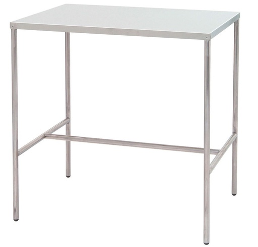 Table de conditionnement en Inox sur patins