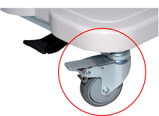 [02.02.0819] Option : Pédale de frein sur roue pivotante