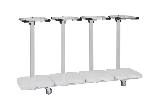 [03.01.0016] Chariot porte-sacs - 4 sacs en ligne