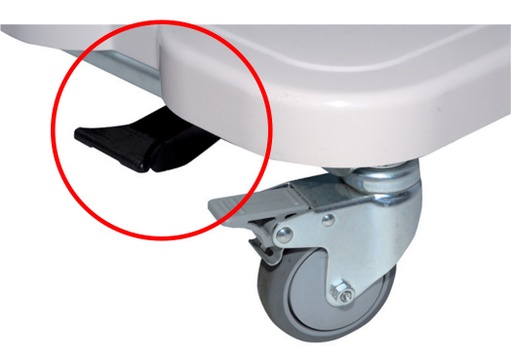 [03.01.0045] Option : Pédale et tige pour chariot porte-sac