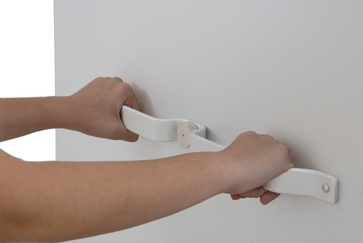 [03.01.0070] Option chariot-armoire : Poignée de poussé ergonomique à double prise