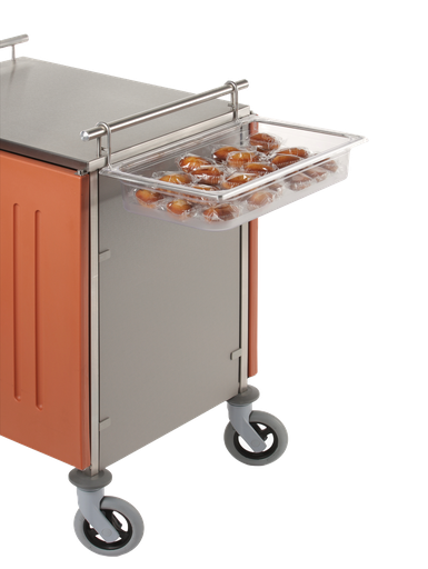 [03.06.0072] Support inox pour 1 bac GN 1/1