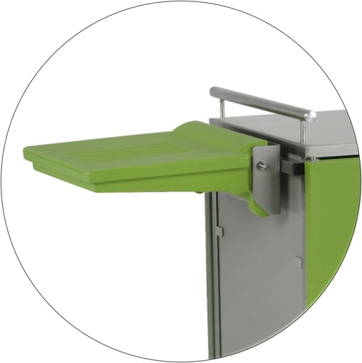 Tablette de préparation rabattable