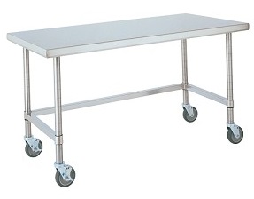 [01.13.0016] Table dépose 2 roues 2 plateau