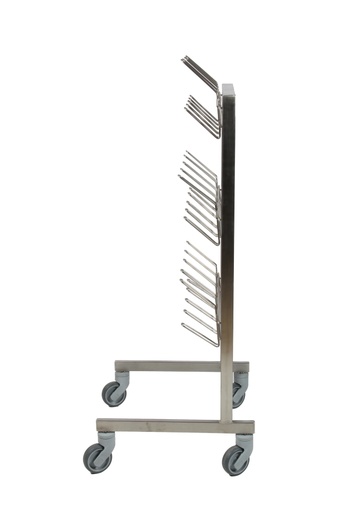 Chariot de bloc droit 1face - 3 niveaux